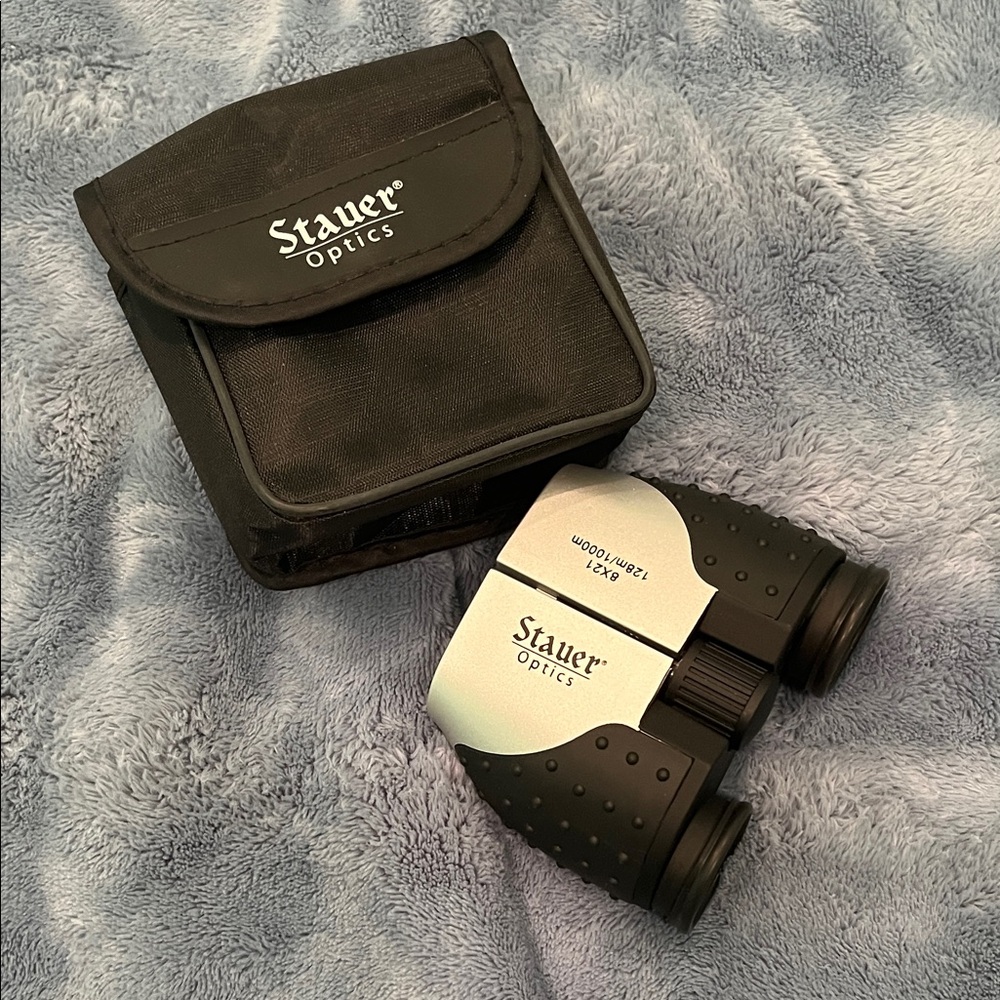 Stauer Optics Black and Silver Binoculars